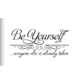 Be Yourself  Wall Quotes Sticker
